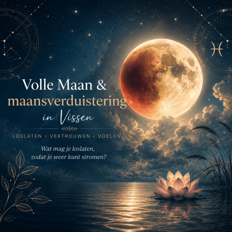 Volle Maan en maansverduistering in Vissen